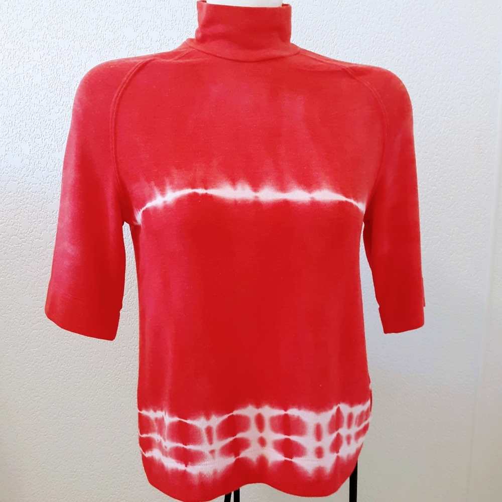 GO Couture Vintage Edition TieDye Short-Sleeve Top